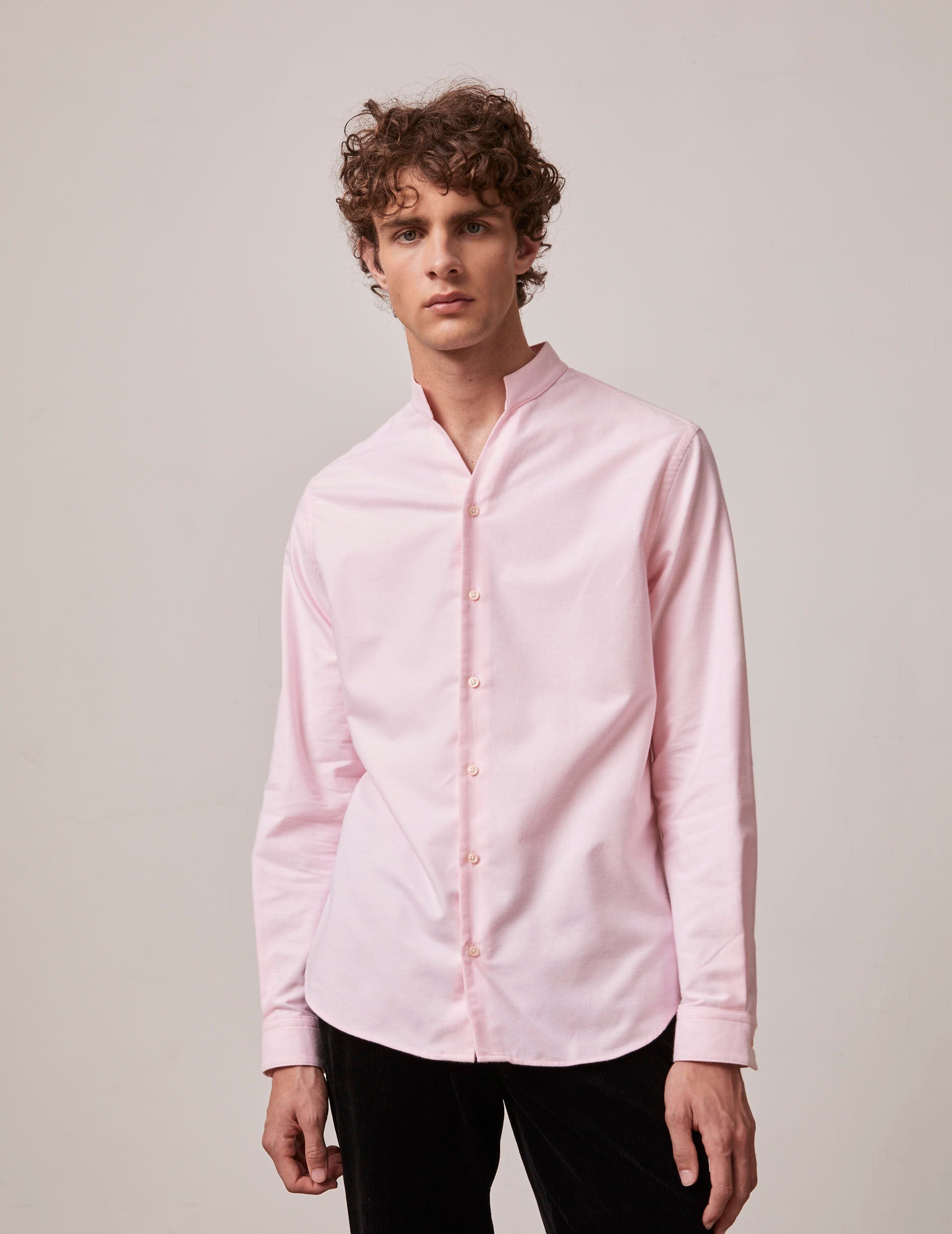 Chemise rose deals homme pas cher