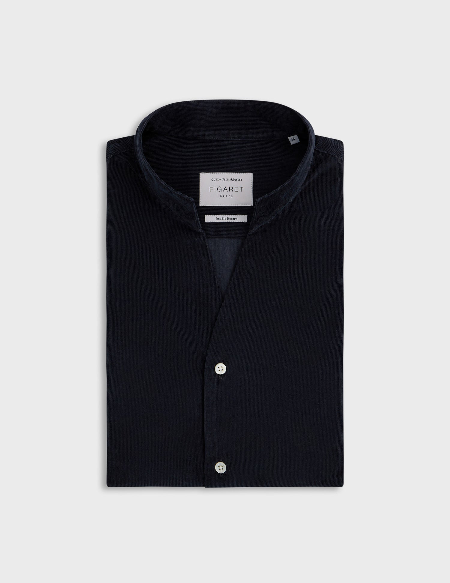 Navy blue Carl shirt - Velvet - Carl Collar#4