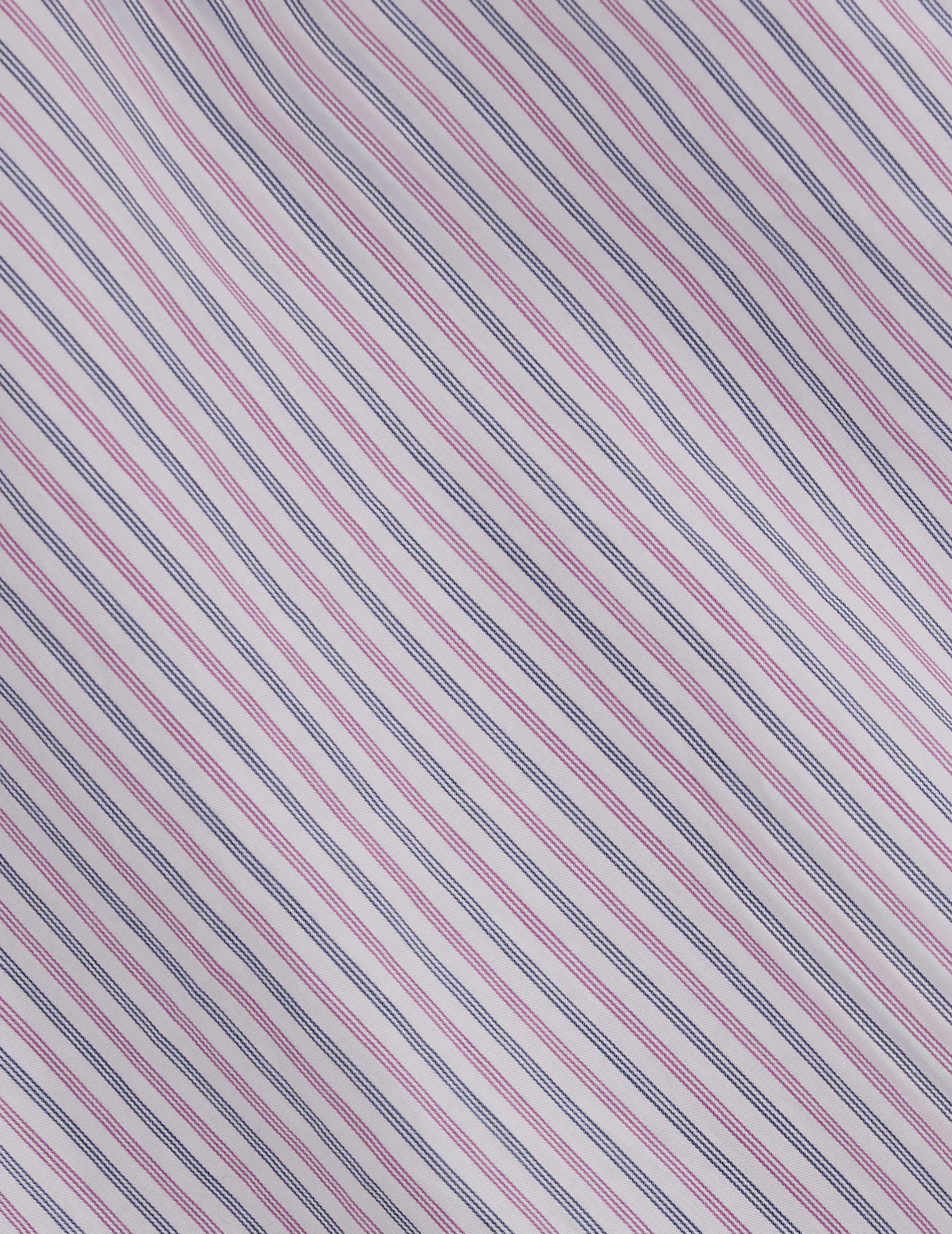 classic Pink striped shirt - Poplin - Figaret Collar