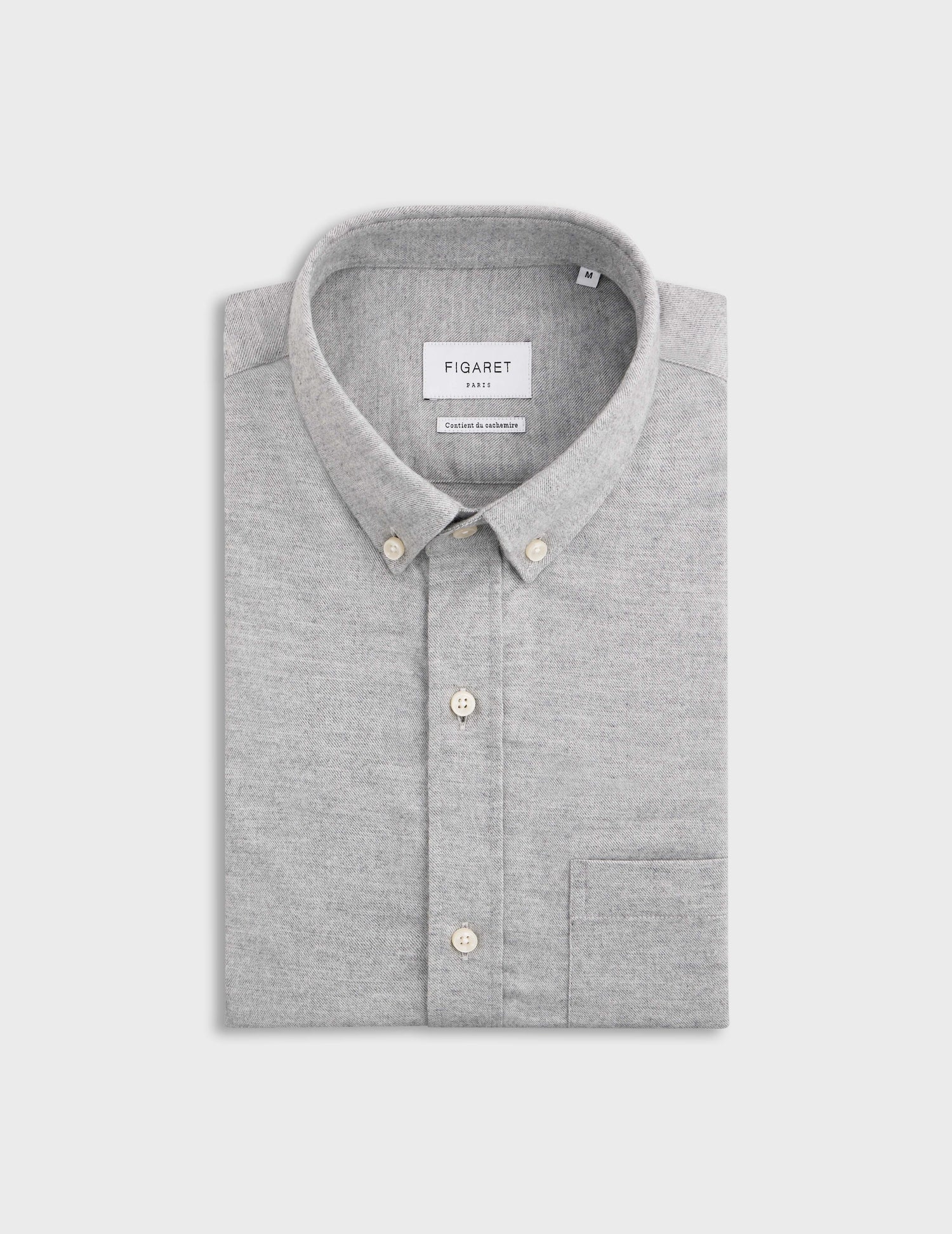 Gray Gabriel shirt - Flannel - American Collar#4