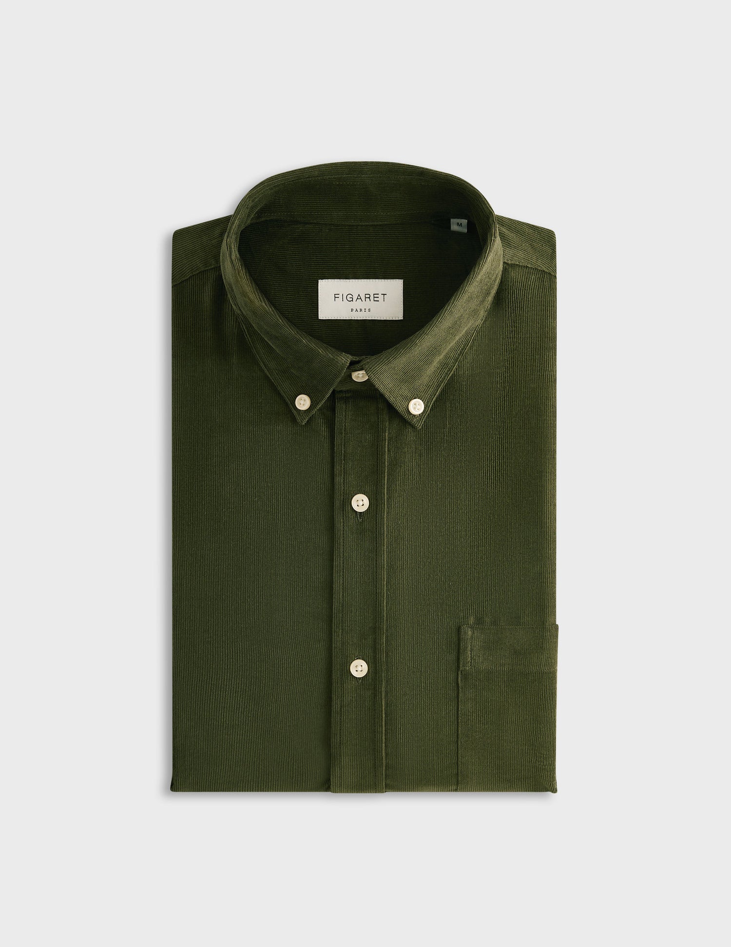 Khaki Gabriel shirt - Velvet - American Collar#4