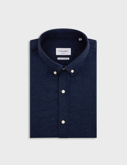 Chemise Gaspard bleue marine