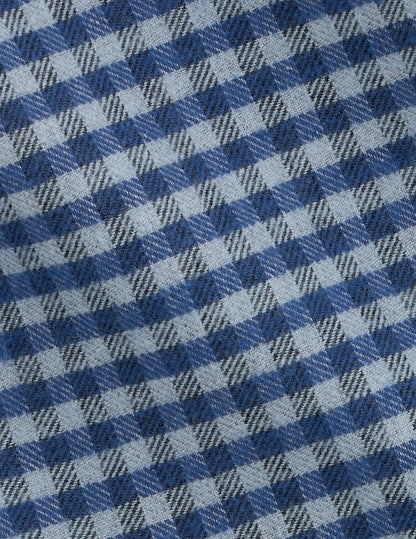 Chemise Gaspard à carreaux bleus