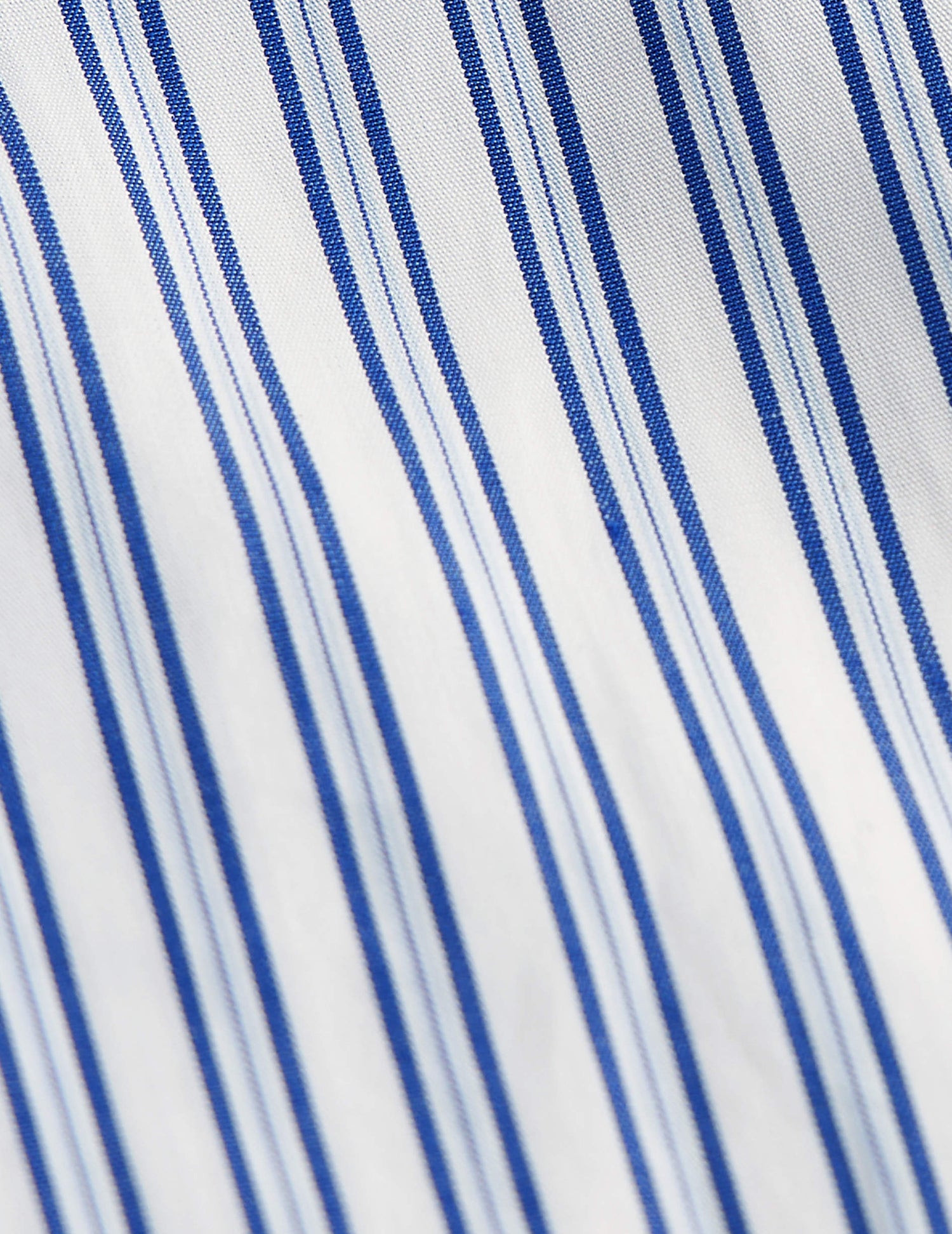 fitted Navy blue striped shirt