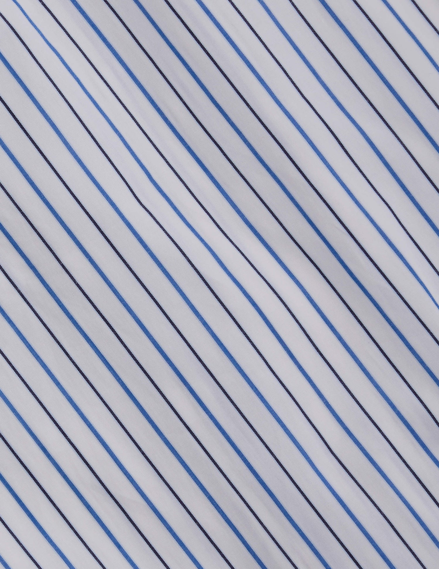 semi-fitted Blue striped shirt - Poplin - Italian Collar#2