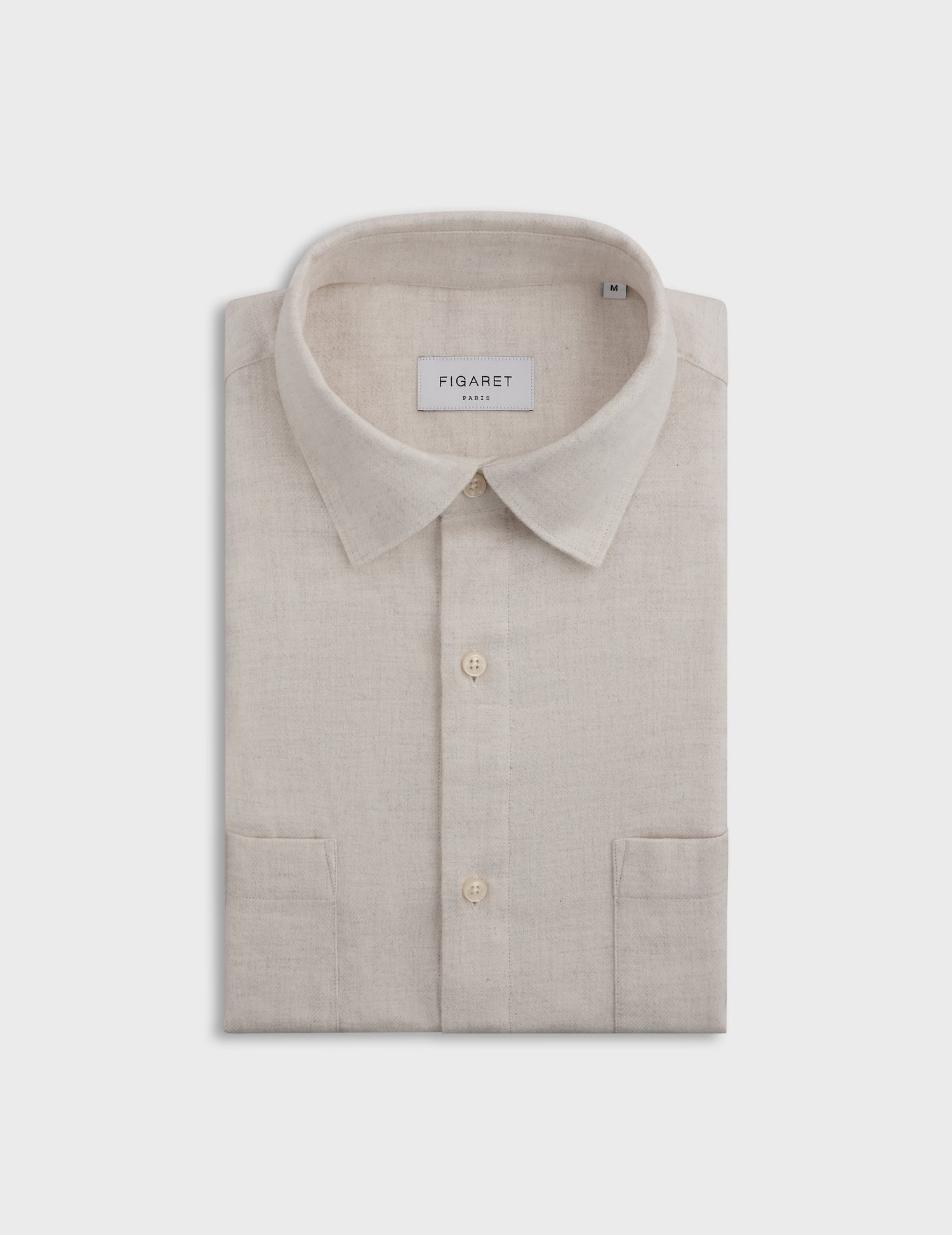 Ecru Léonard shirt - Flannel - French Collar#3