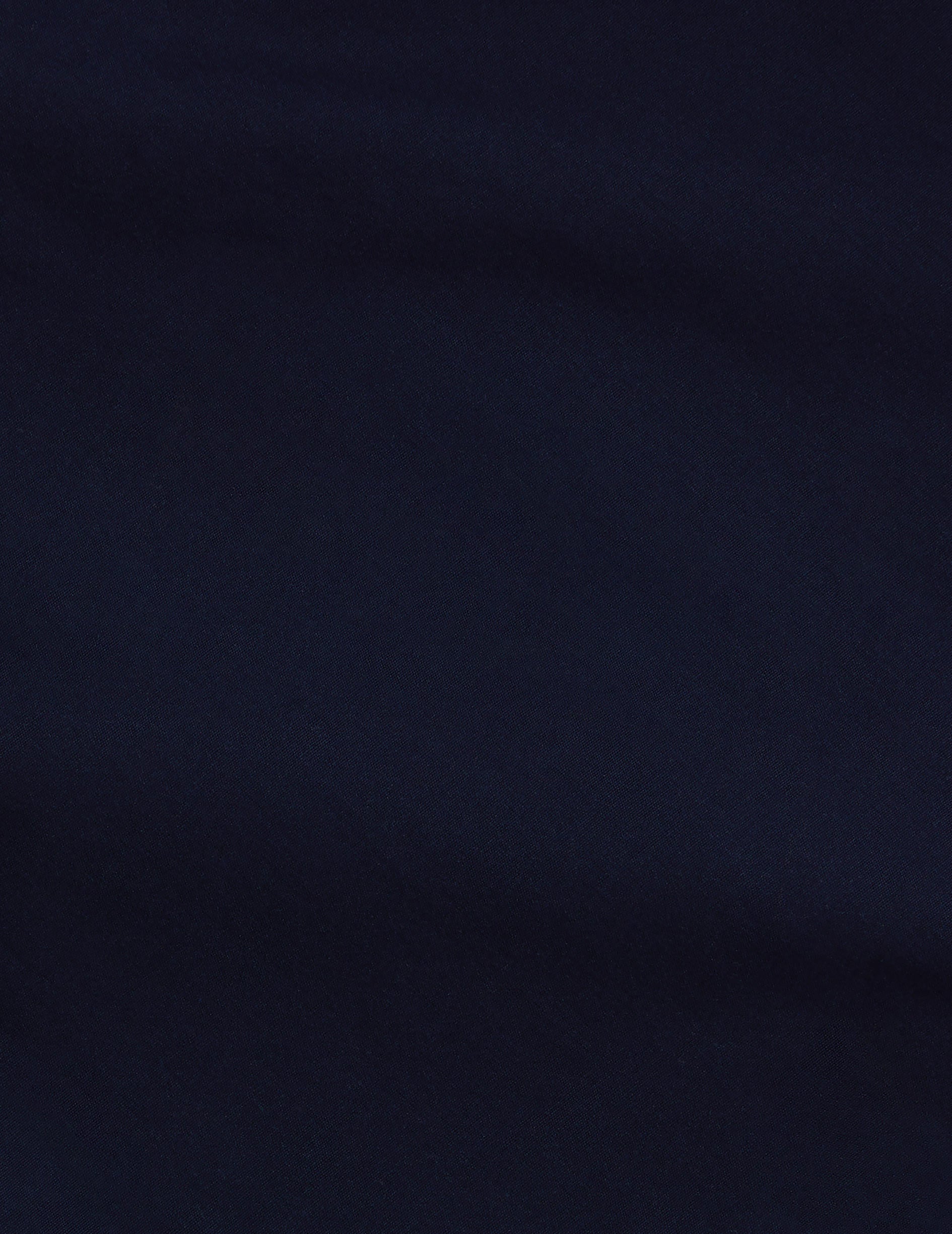 semi-fitted Navy blue shirt - Poplin - Majestic Collar