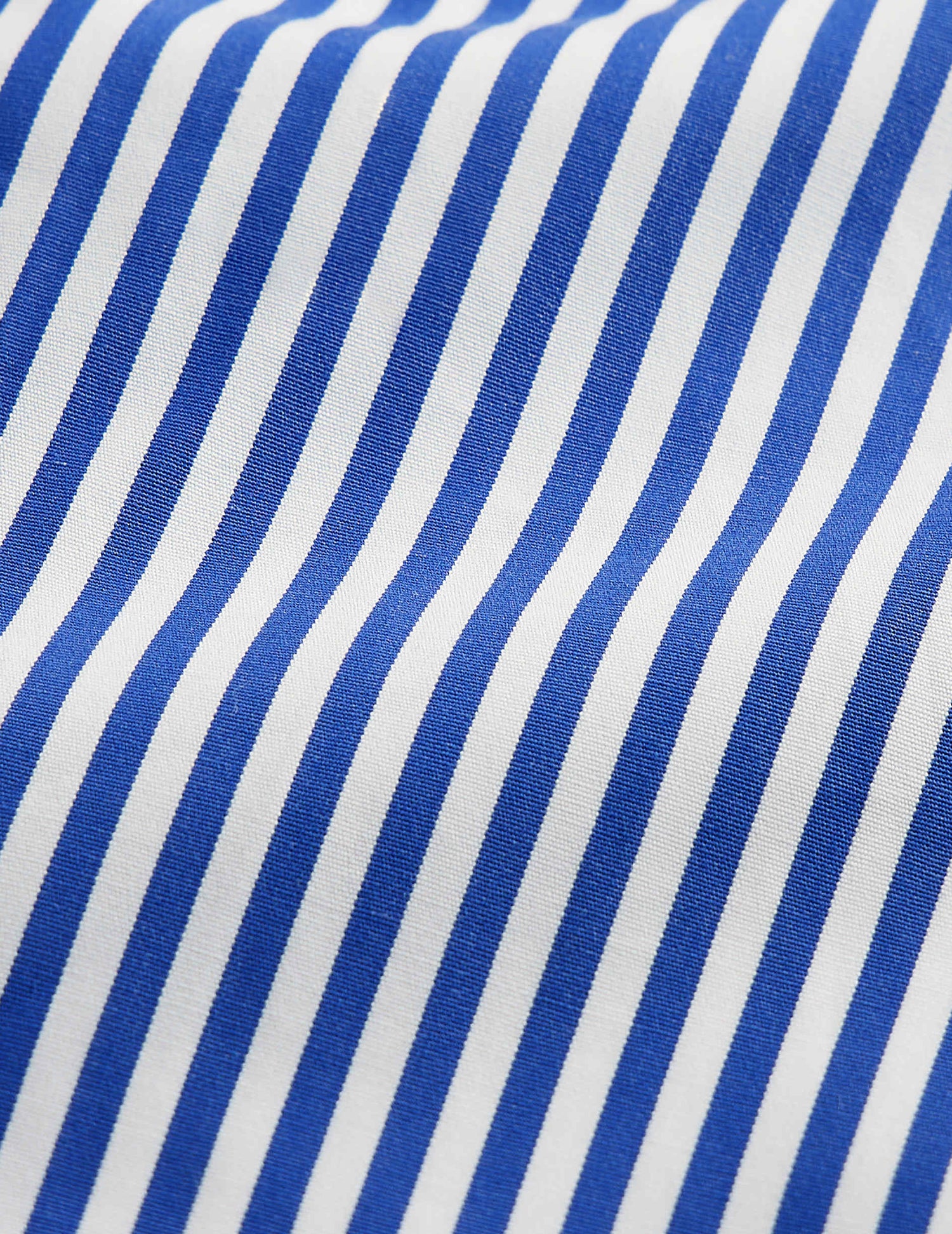 Chemise ajustée rayée marine - Popeline - Col Prodigieux#2