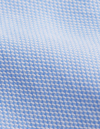 Chemise ajustée bleue