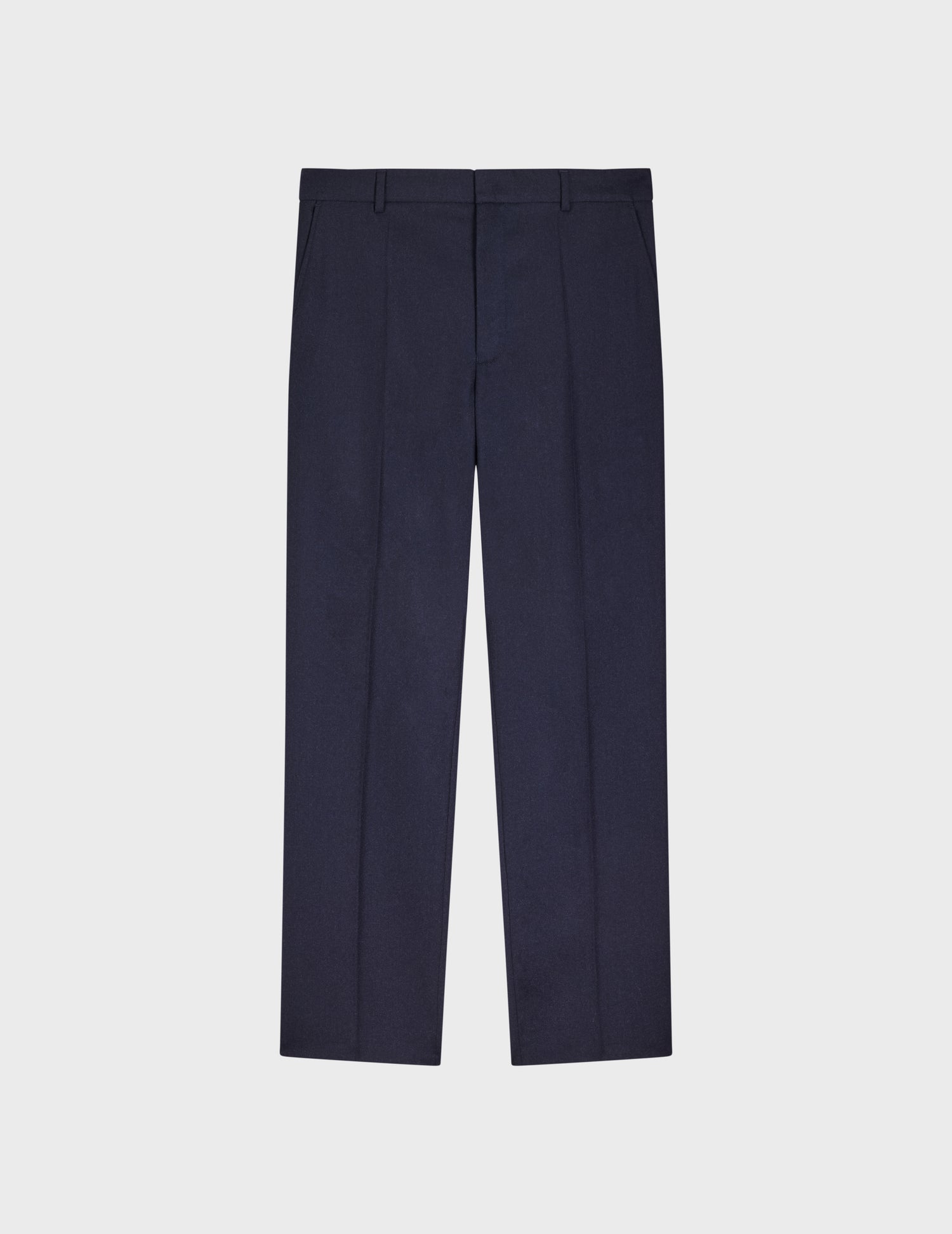 Pantalon de costume Greyson en toile de laine bleu marine