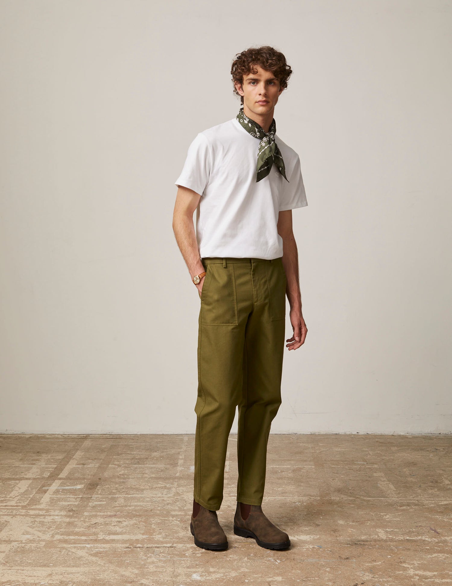 khaki canvas Ignacio pants