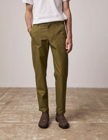 khaki canvas Ignacio pants