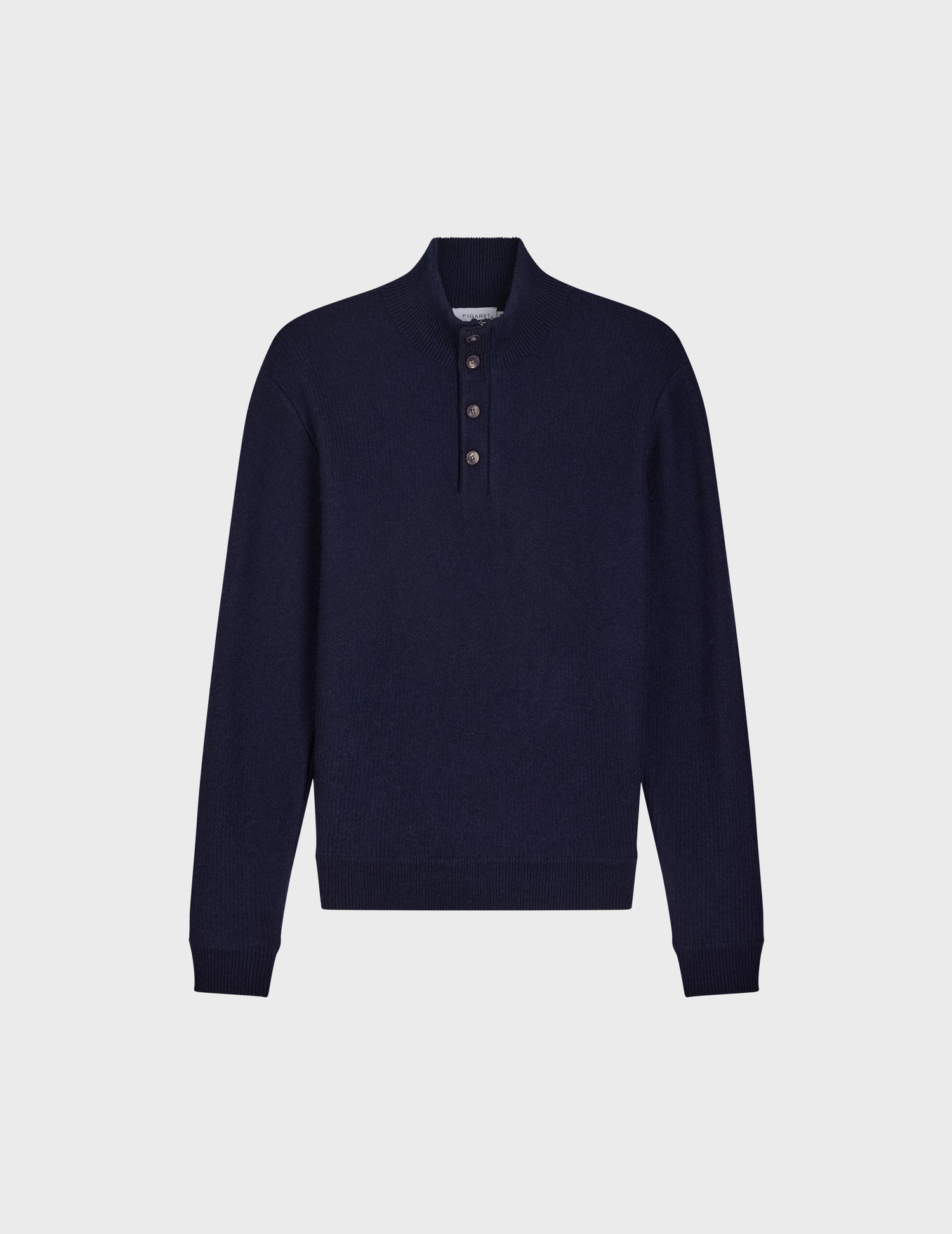 Pull Chris en laine bleu marine