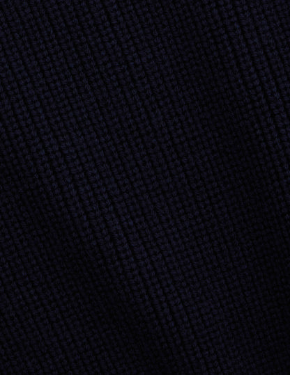 Gareth sweater in navy wool 