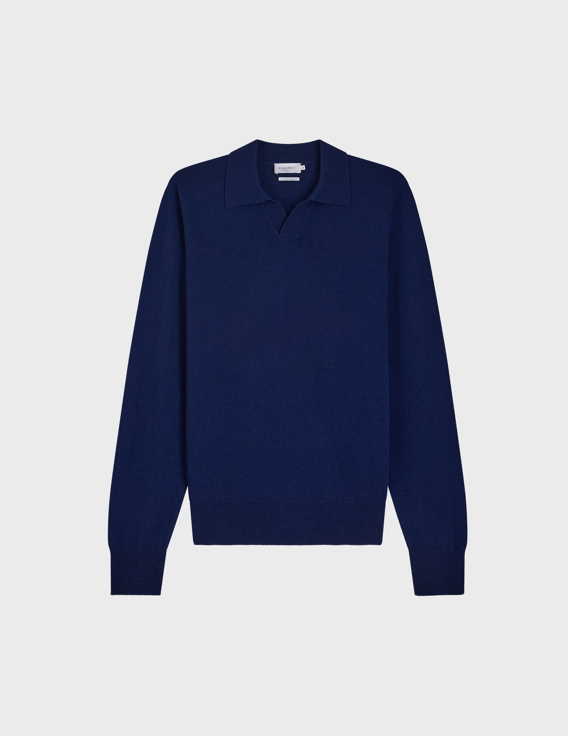 Pull Ilian en laine bleu marine