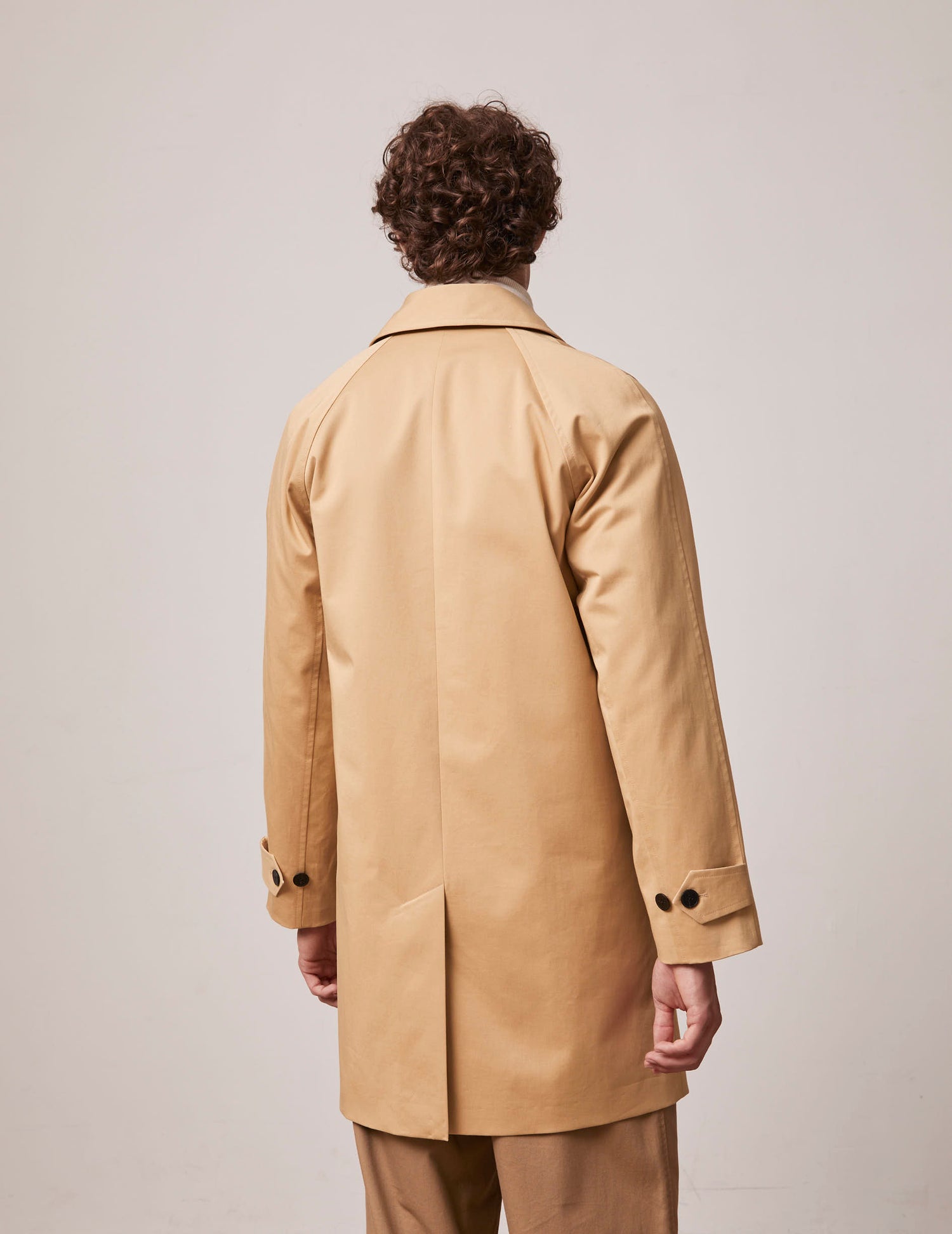 Trench  Hermano en twill beige