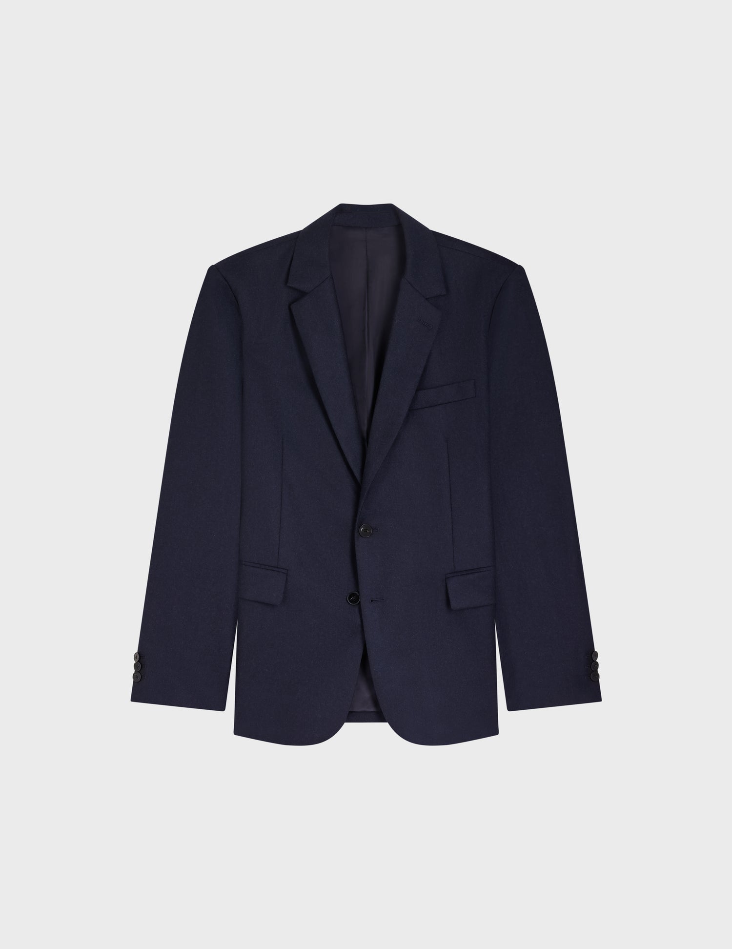 Veste de costume Gordon en toile de laine bleu marine