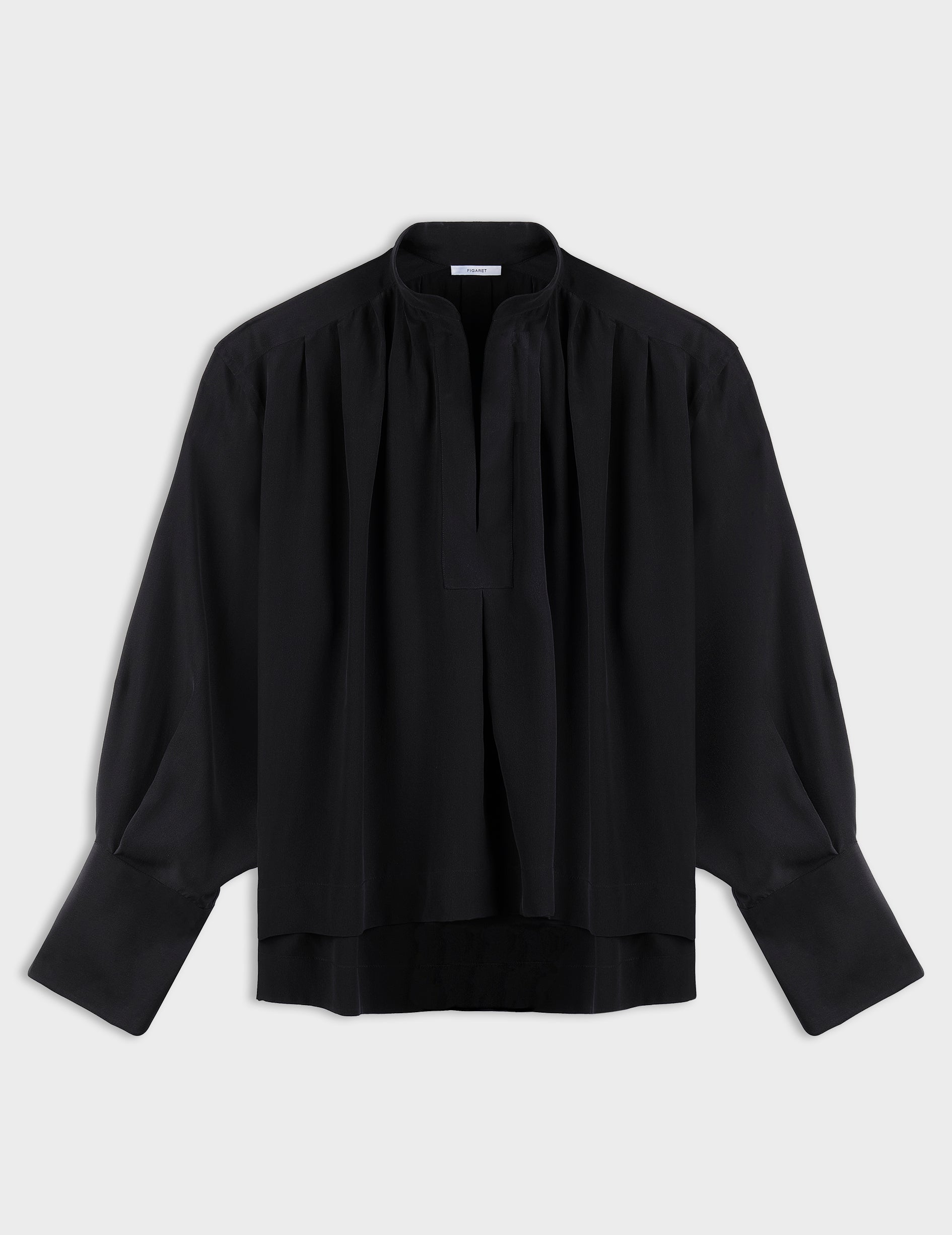 Agnès black oversized blouse