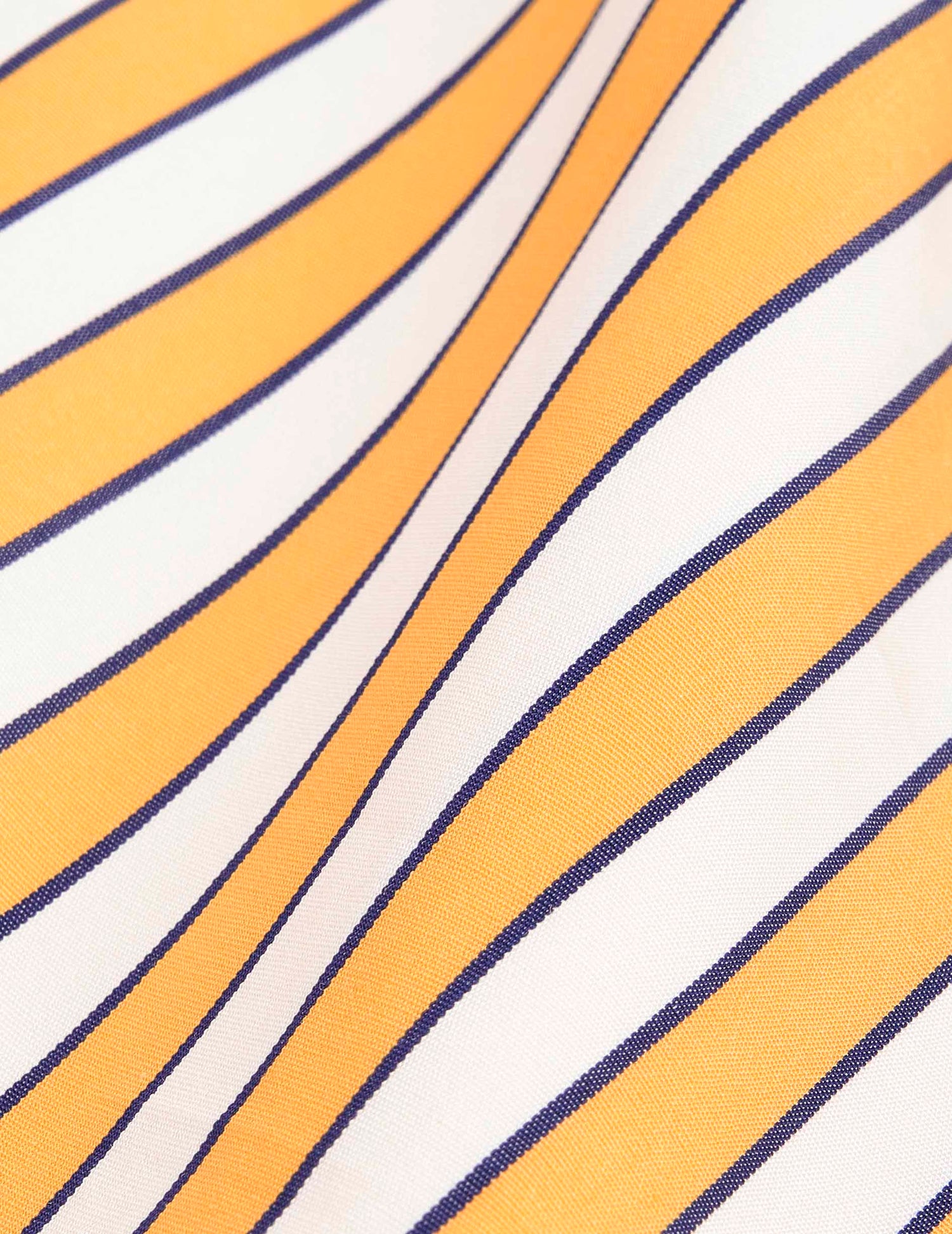 Yellow striped Charlotte shirt - Poplin - Shirt Collar#5