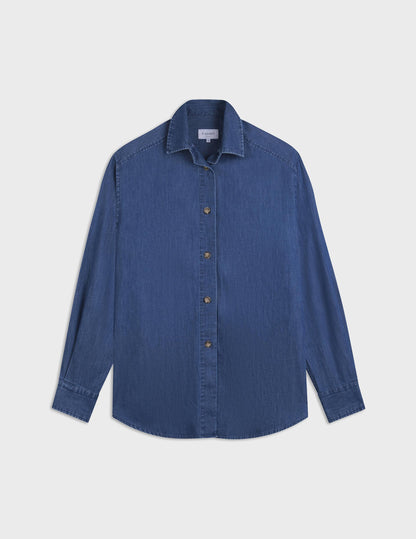 Blue denim Léanna shirt