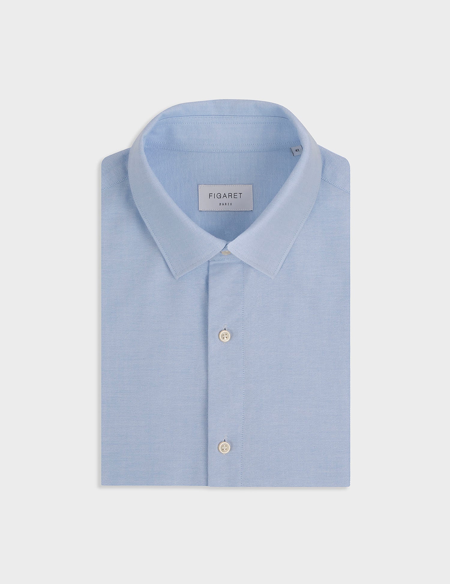 Blue Auguste shirt - Oxford - French Collar#3