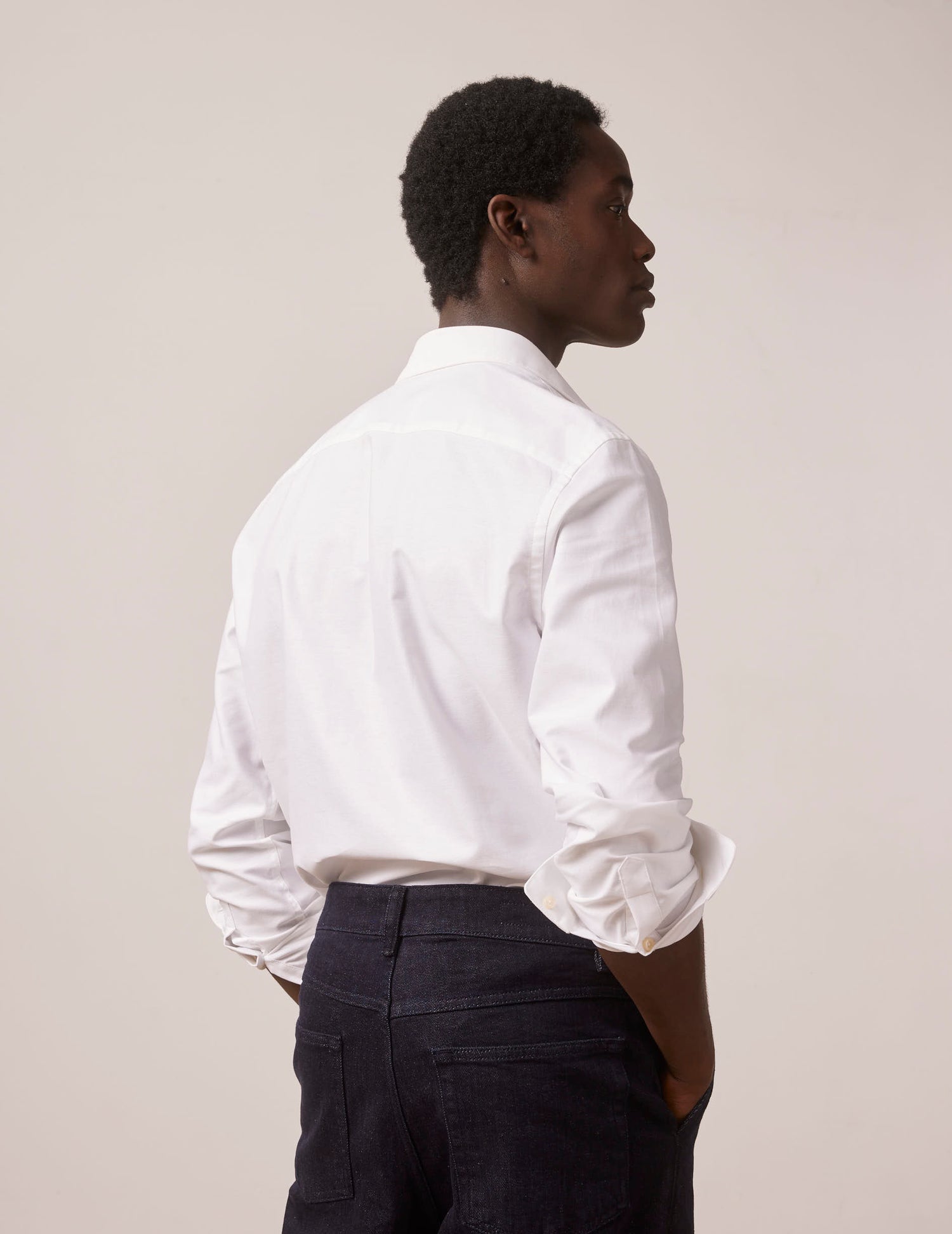 White Auguste shirt - Oxford - French Collar#2