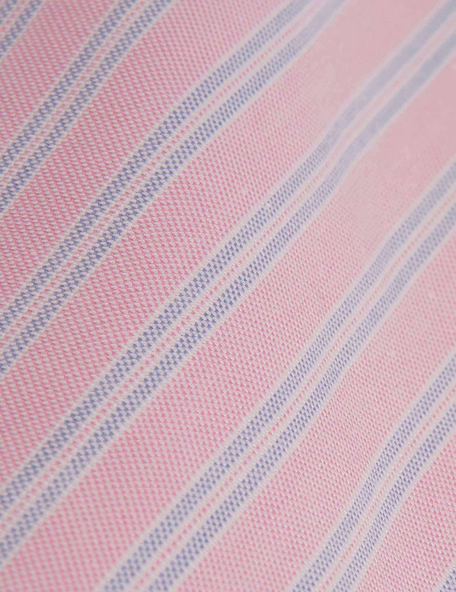 Chemise Auguste rayée rose - Oxford - Col Français#2