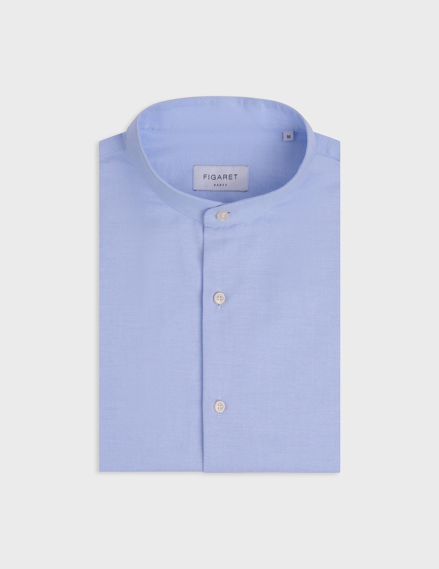 Blue Herwin shirt - Oxford - Officer Collar#3