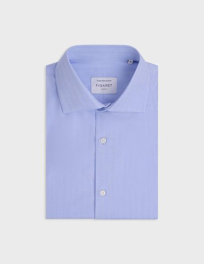 Blue Semi-Fitted Shirt