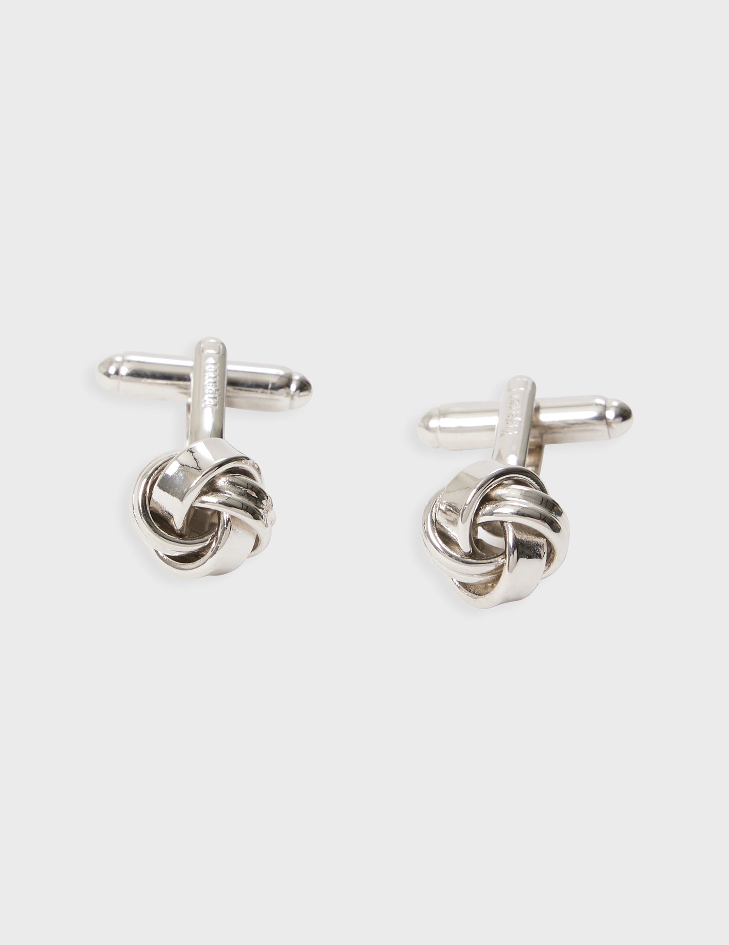 Silver cufflinks