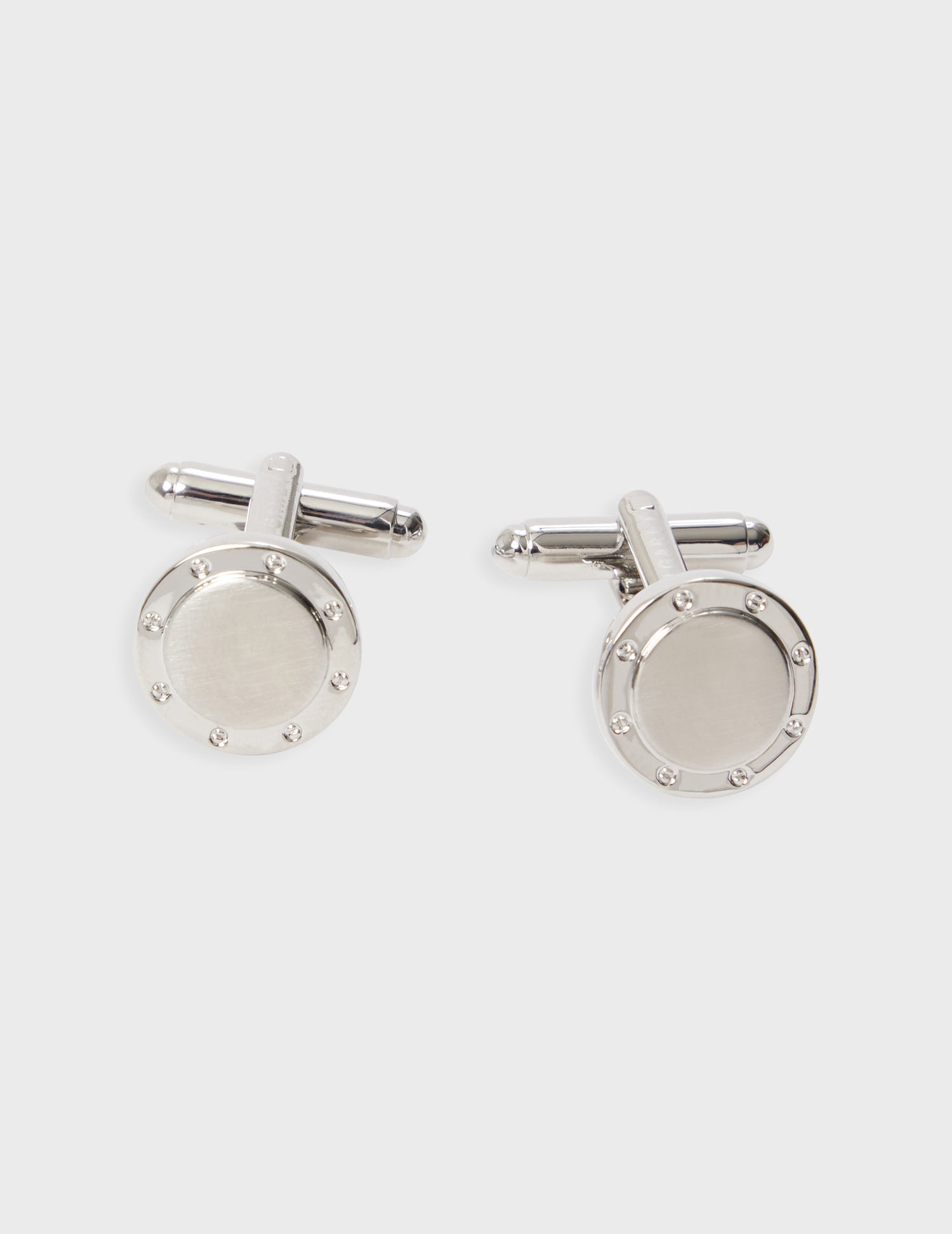 Boutons de manchette argent