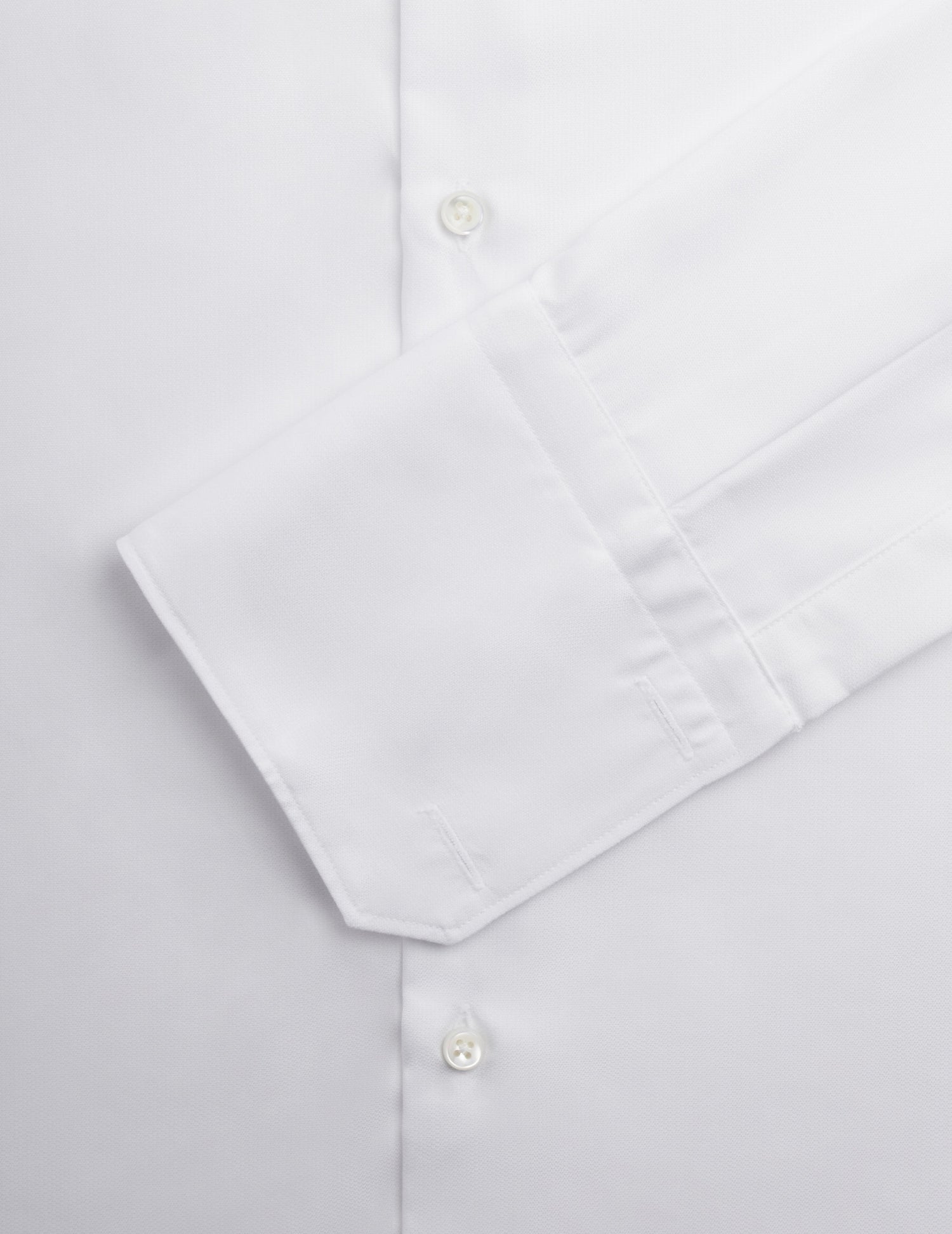 Semi-fitted white shirt - Fashioned - Figaret Collar - French Cuffs#2