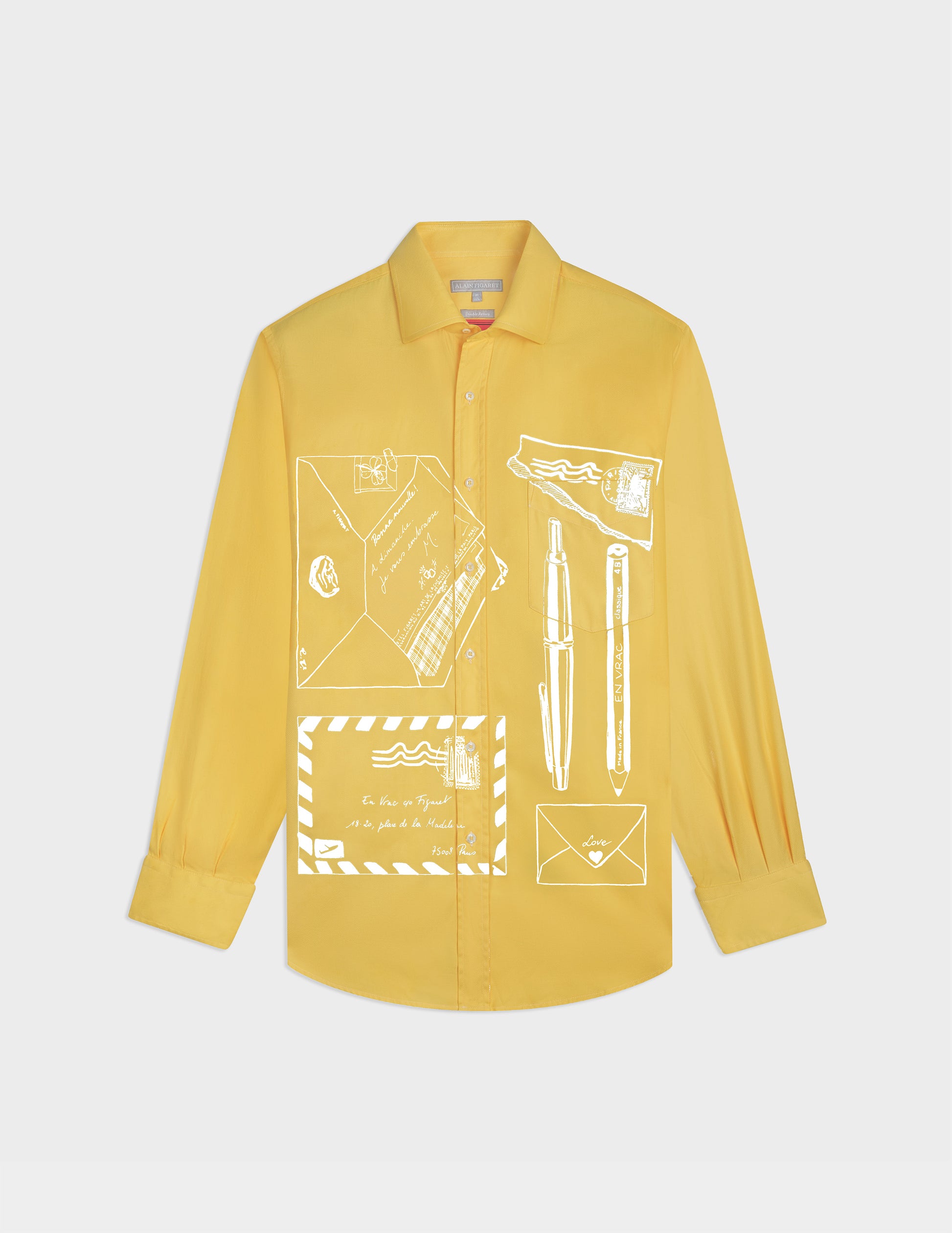 Chemise Bonne Nouvelle jaune - Figaret x En Vrac