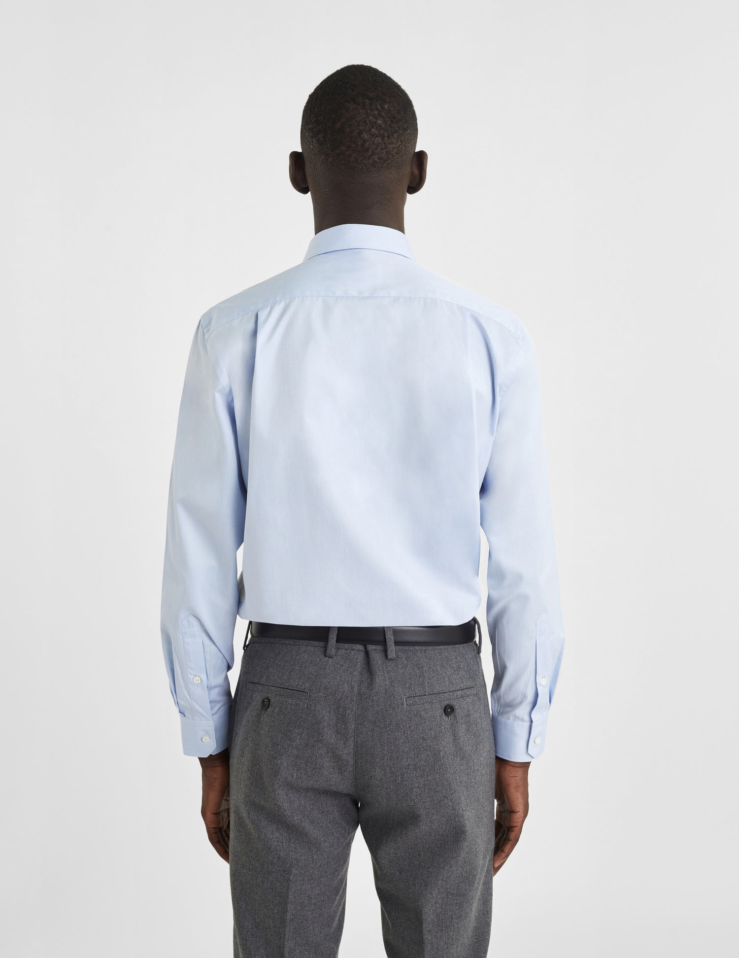 Classic blue shirt - Twill - Figaret Collar#4