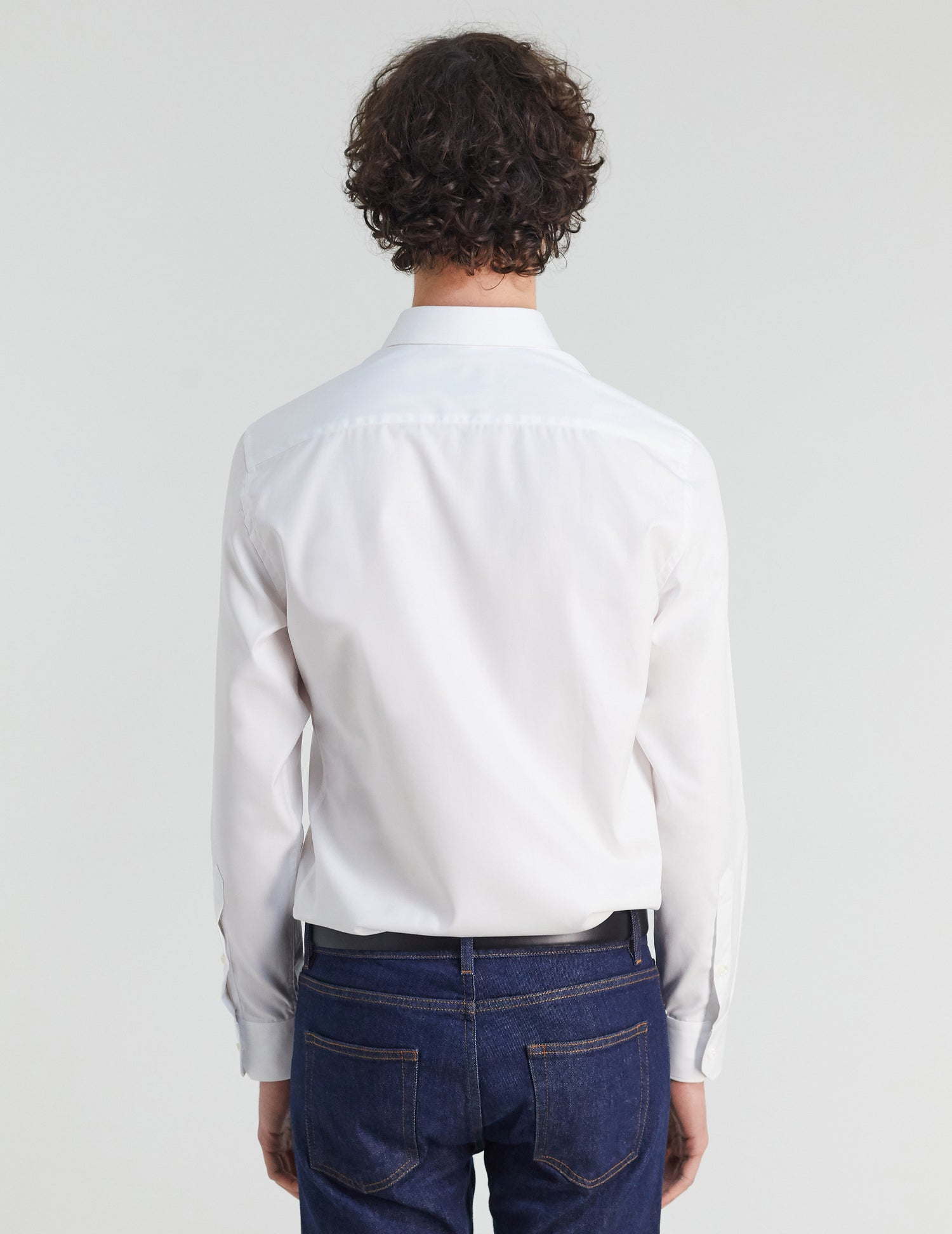 Fitted white shirt - Pinpoint - Figaret Collar#4