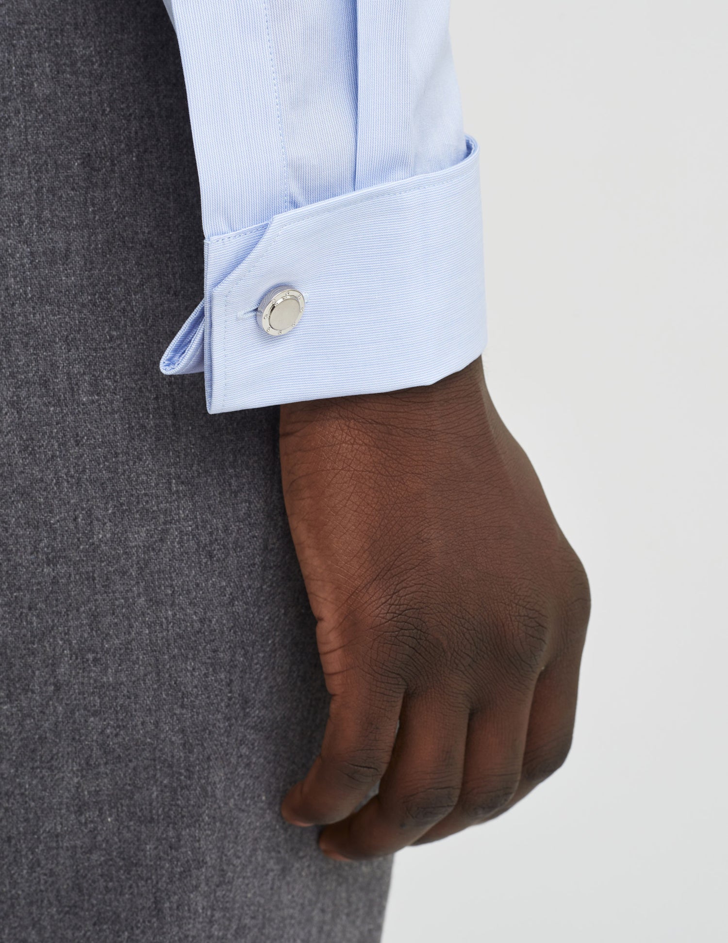 Silver cufflinks