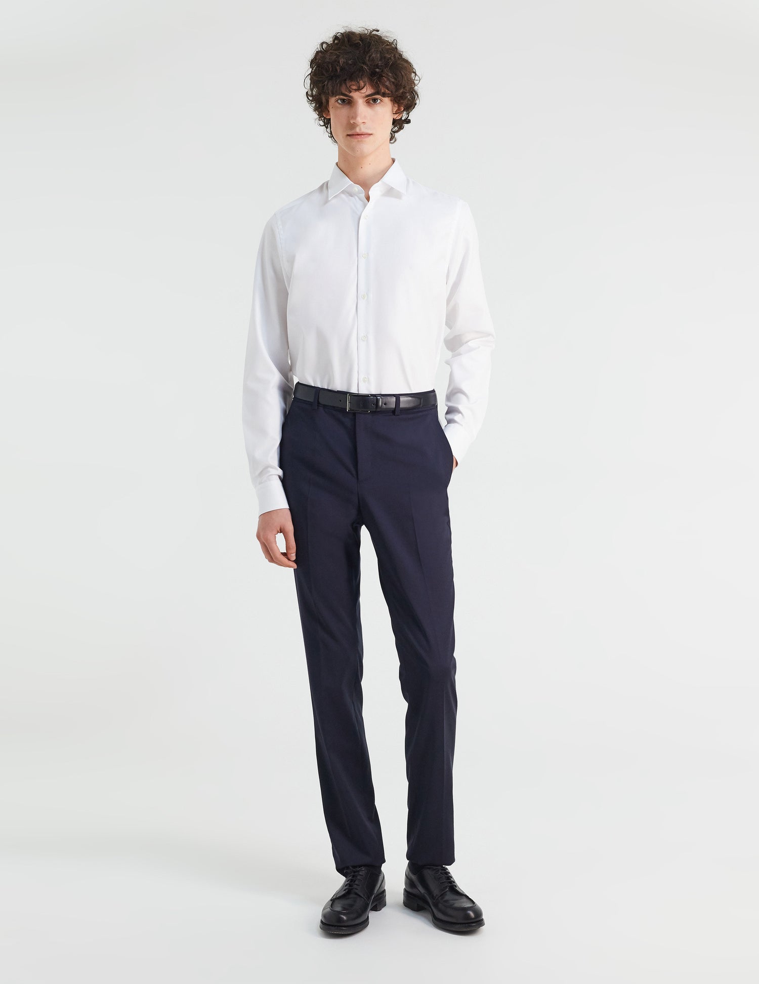 Semi-fitted white shirt - Fashioned - Figaret Collar#5