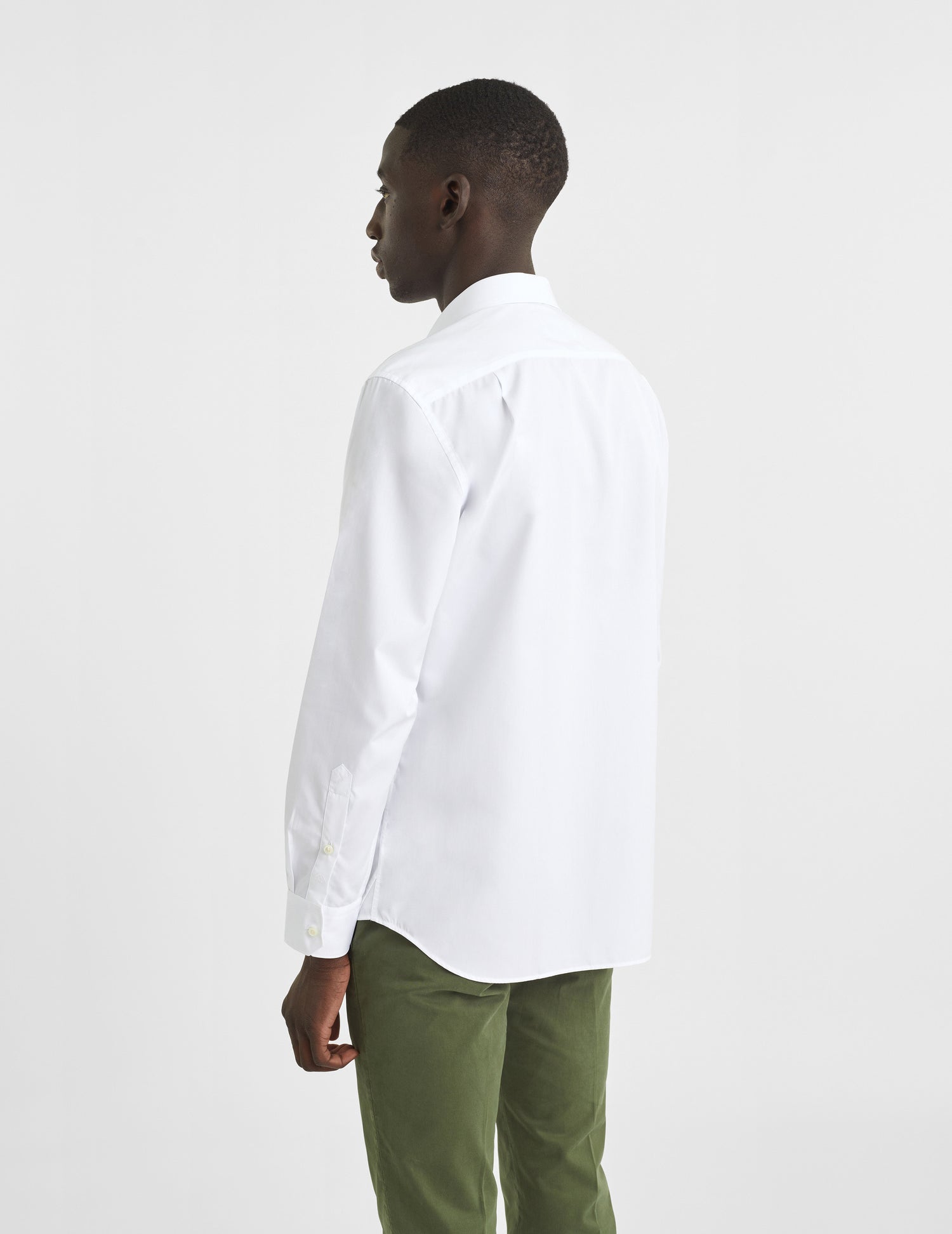 Chemise Classique blanche - Popeline - Col Figaret#4