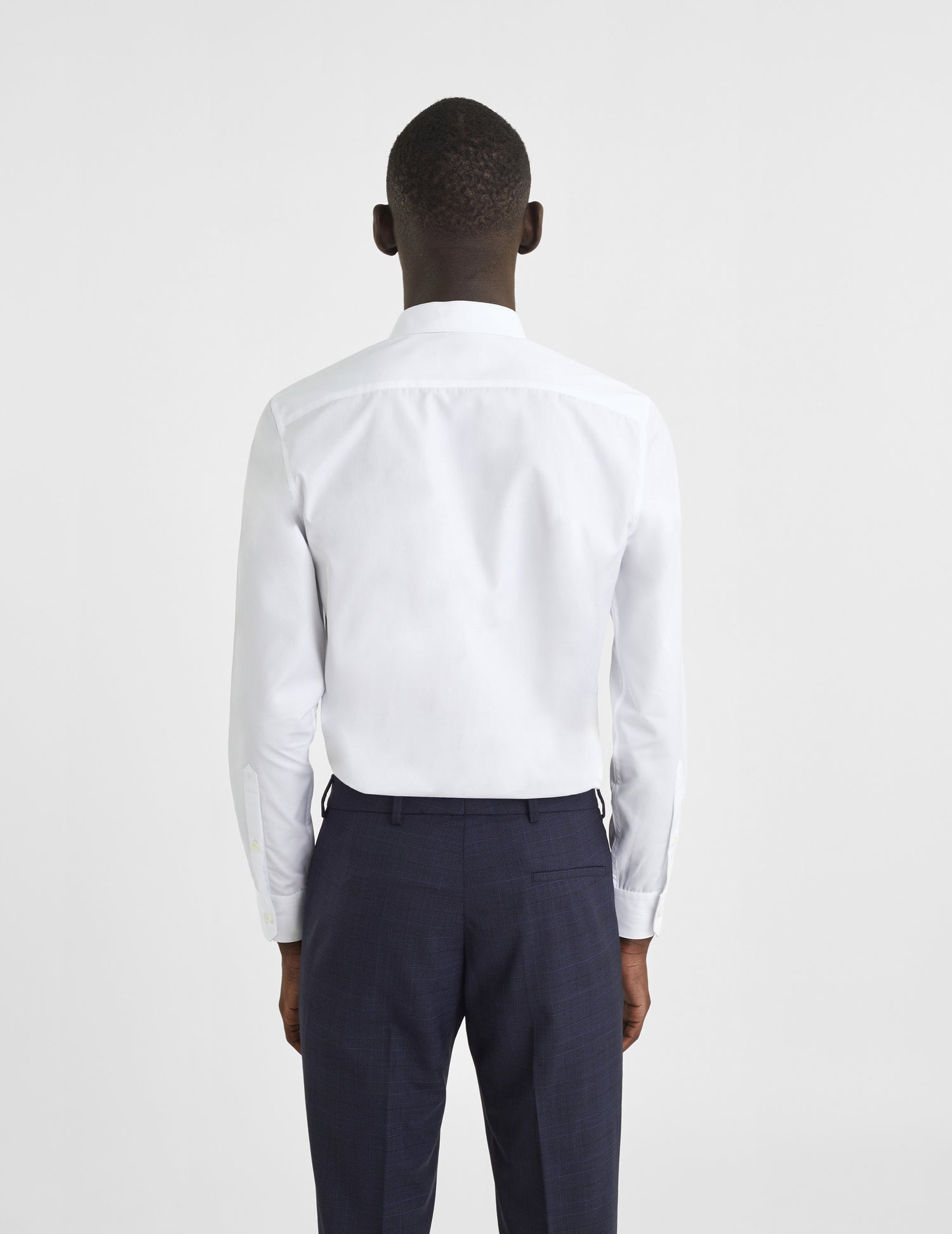 Fitted white shirt - Poplin - Figaret Collar#4