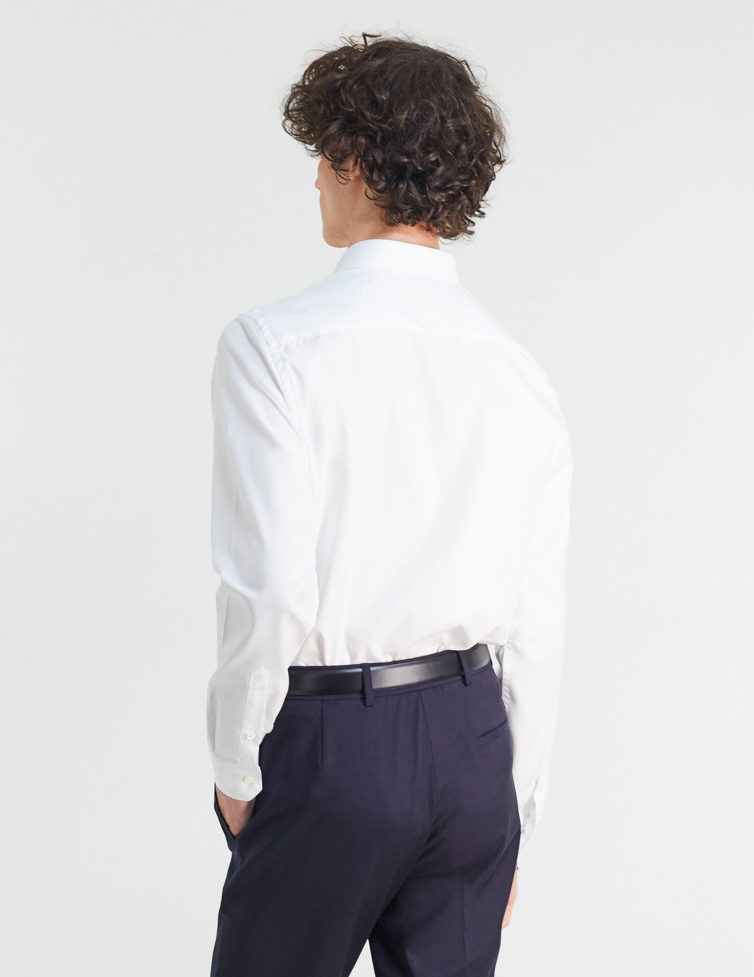 Semi-fitted white shirt - Fashioned - Figaret Collar#4